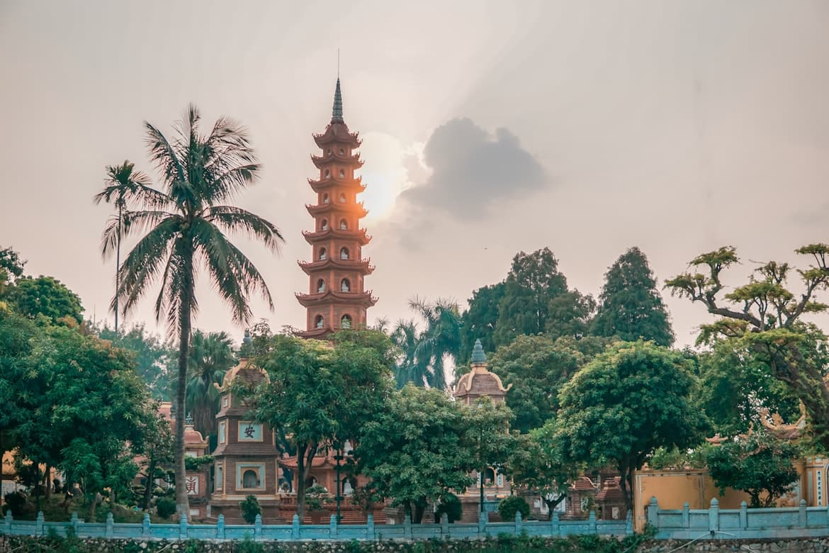 Arrival in Hanoi